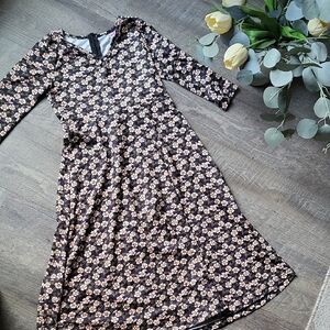 Charming Floral Long Sleeve Dress for Kids